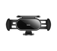 Baseus Car Mount Steel Cannon Pro Solar Electric phone holder fits from 5.4 to 6.7 inch, Black (SUGP010001)