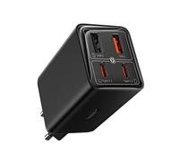 Baseus Caricabatterie Caricabatterie Auto 65W per Computer Portatile Nero