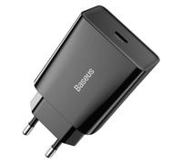 Baseus, Caricatore da muro Quick Charge 3A con porta USB-C da 20W, Nero