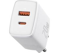 Baseus Caricatore rapido compatto Doppio caricatore rapido Bianco 20 W - Nouvo