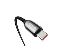 Baseus CATSK-B01 cavo USB 1 m USB 2.0 USB C Nero (Baseus Display Fast Charging Data Cable Type-C to Type-C 100W 1m Black)