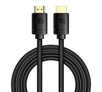 Baseus Cavo adattatore HDMI ad alta definizione 2.1, HDMI 8K a HDMI 8K 60Hz, 2 m, nero