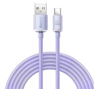 Baseus Cavo dati USB - USB - C 100W - 2m - Viola