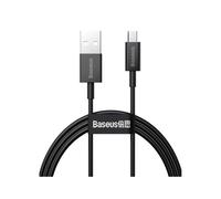 Baseus, Cavo di ricarica e trasferimento USB-MicroUSB 2A 1m, Nero