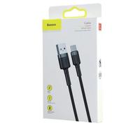Cavo Baseus Cafule USB - A a USB - C QC 3.0, 3A - 1 m - Nero / Grigio