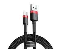 Baseus, Cavo di Supporte trasferimento USB-USB-C 3A 1m, Rosso