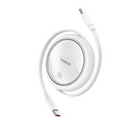 Baseus - Cavo USB C, 100 W, PD 5 A, QC 4.0 mini, retrattile, cavo di ricarica rapida da USB C a USB C, 4 lunghezze, per iPhone 15, Samsung, iPad, facile da riporre, portatile