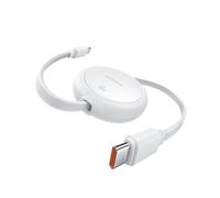 Baseus Cavo USB C 60W PD 5A QC 4.0 Mini Retrattile Ricarica Rapida C a C 4 Livelli Preimpostati Per iPhone 15, Samsung iPad, Facile da Conservare, Portatile