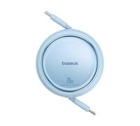 Baseus Cavo USB C a Lightning, cavo di ricarica rapida da USB C a Lightning retrattile, 20 W, compatibile con iPhone 14/13/13 Pro/13 Pro Max/12/12 Pro/11/XS MAX/8 Plus, iPad Pro, blu