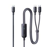 Baseus Cavo USB C a USB C, 140 W, max. 2 in 1, USB C, 1,5 m, per iPhone 17/16/15/14/13/12/Pro Max/Plus, Galaxy S25-S22, MacBook Air/Pro, Lenovo, HP, iPad, e altro ancora (USB 2.0, design intrecciato)