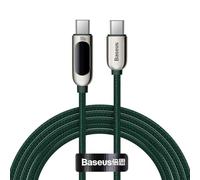 Baseus Cavo USB-C to USB-C Display, 100 W, 2 m (Green)