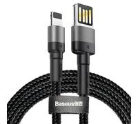 Baseus Cavo USB per Lightning 2,4A - 1 m - Grigio / Nero