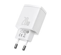 Baseus Compact Quick Charger Dual 20W White Caricabatterie rapido