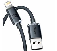 Baseus Crystal Shine Serie Cavo Dati Veloce 8Pin 2.4A 2M Nero