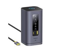 Baseus Docking Station USB C, Spacemate 11 in 1, [Displaylink per MacOS], 3 Monitor 4K, 10Gbps USB-C/A, PD 100W, Ethernet, Audio, per M1/M2/M3 e Win
