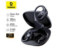 Baseus Eli 2i Fit Auricolari Open-Ear Vero Wireless Bluetooth 6.0 Ganci per l'orecchio Cuffie IPX5 Auricolari sportivi impermeabili Bass Boost