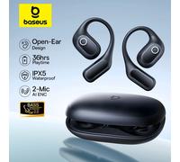 Baseus Eli 2i Fit Auricolari Open-Ear Vero Wireless Bluetooth 6.0 Ganci per l'orecchio Cuffie IPX5 Auricolari sportivi impermeabili Bass Boost