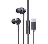 Baseus Encok CZ11 - Cuffie con cavo USB C con microfono, per iPhone 15 Pro Max, iPad Pro/Air, MacBook Pro/Air, Samsung S24 Ultra e altri, colore: nero