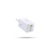 Baseus Enerfill - Caricatore USB C da 100 W, 3 porte USB C, caricatore PD con PPS, GaN, caricatore rapido compatibile con MacBook Pro/Air, iPad Pro, Steam Deck, iPhone Serie, Pixel, bianco