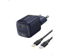 Baseus Enerfill Caricatore USB C 45W GaN con Cavo 1m, Alimentatore Fast Charging PPS PD, Caricabatterie USB C per Samsung Galaxy S25 Ultra/S24, iPhone 17/16/15 Pro Max, iPad, MacBook, Google Pixel