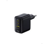 Baseus Enerfill Caricatore USB C 70W, Caricatore Rapido GaN6 a 3 Porte, Alimentatore Compatto per MacBook Air, iPhone 17/16/15 Pro Max, iPad Pro, Galaxy S25/S24, Pixel, Laptop e altro