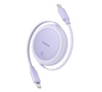 Baseus Free2Pull - Cavo USB Mini USB-C a USB-C da 60 W, 1 m (viola)