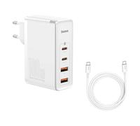 Baseus Gan2 Pro Caricabatterie rapido USB-C 100W 4Xusb Bianco - Nouvo