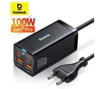 Baseus GaN3 100/ 65W Caricatore da tavolo Ricarica rapida QC 3.04.0 USB C Tipo C Caricatore del telefono per iPhone15 Huawei Xiaomi MacBook Laptop
