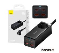 Baseus Gan3 Pro 100W doppio caricatore rapido USB-C/Usb-A nero + spina di rete - Nouvo