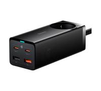 Baseus GaN3 Pro Caricabatterie PSZM000901 65W 2x USB-C 2x USB-A Presa CA Protezione avanzata Nero