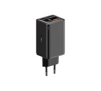 Caricatore da muro Baseus GaN6 Pro 65 W USB-C/USB-A Nero