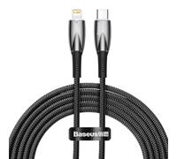 Baseus Glimmer Series - Cavo dati a ricarica rapida, tipo C a Lightning, 20 W - 2 m, colore: Nero