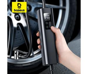 Baseus Gonfiatore Pompa 12V Compressore d'aria per auto portatile per motocicli Bicicletta Barca Gonfiatore per pneumatici Pompa d'aria gonfiabile automatica digitale