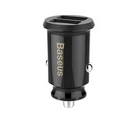 Baseus Grain Car Charger 2x USB 5V 3.1 A (Black)