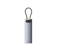 Baseus Hub 11in1 StarJoy Metal Glam Series, USB-C to HDMI VGA 3 x USB 3.0 USB 2.0 USB-C PD RJ45 SD/TF 3,5mm, B00030709811-00