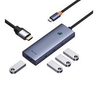 Baseus Hub 5w1 UltraJoy 5-Port (1xHDMI4K@30Hz + 4xUSB 3.0) Grigio