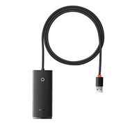 Baseus HUB Lite Series 4-in-1 adattatore (USB-A a 4xUSB-A 3.0 5Gb/s) cavo 2m, nero (WKQX030201)