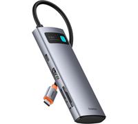 Baseus Hub USB C 7 in 1 Adattatore con HDMI 4K@60Hz, PD 100W, 3 USB-A 3.0 5Gbps