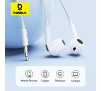 Baseus HZ19 Auricolare cablato Semi-in-ear da 3,5 mm per Xiaomi Samsung Huawei Telefoni cellulari Tablet Desktop Laptop Cuffie