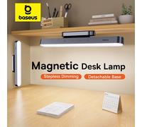 Baseus Lampada da scrivania magnetica Lampada da tavolo a LED dimmerabile USB ricaricabile Armadio Armadio Guardaroba Lettura sul comodino Luce notturna sospesa