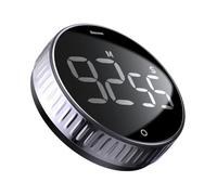 Baseus timer da cucina magnetico rotazione conto alla rovescia timer digitale allarme timer da cucina orologio studio promemoria cottura cronometro orologio
