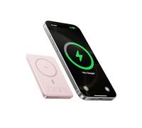 Baseus MagSafe Power Bank 10000 mAh Qi2 per iPhone 17/16/15/14/13/12, rosa