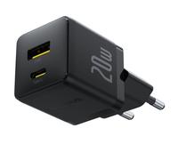 CARICABATTERIE DA RETE BASEUS Cargador Baseus Palm Fast Charger USB-C+A 20W Negro Nero