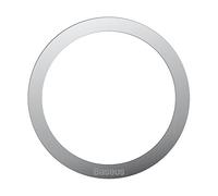 Baseus PCCH000012 Anello magnetico in metallo serie Halo, 2 pezzi, argento
