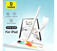 Baseus Penna Stilo Bluetooth di 3a Generazione per Apple Pencil con Rilevamento del Palmo, Compatibile con iPad Pro Mini Air 2026-2018, Penna Touch per Tablet