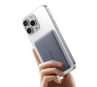 Baseus Picogo AM41 Power Bank, 0,3 pollici Ultra Slim 5000mAh Magsafe Powerbank, PD 20W Ricarica Rapida, Portatile, Mini Batteria Magnetica Wireless con Cavo USB C per iPhone 16/15/14/13/12, Grigio