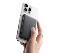 Baseus Picogo AM41 Power Bank, Ultra Slim 10000mAh Qi2 Magsafe 15W Wireless, Ricarica Rapida PD 27W, Mini Magnetico Batteria Esterna con Cavo USB C per iPhone 16/15/14/13/12, Nero