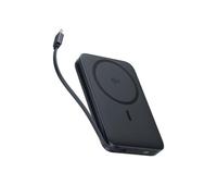 Baseus Picogo Qi2 Magsafe Power Bank, 15W Powerbank Magnetico 10000mAh, 27W Batteria Magsafe con cavo USB-C Integrato, Power Bank Wireless per iPhone 16-12, Batteria a Ricarica Rapida, Nero
