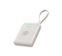 Baseus Powerbank per Apple Watch 10 con cavo di ricarica USB-C, Caricatore portatile magnetico wireless compatibile con Apple iWatch 10/9/8/7/6/SE/5/4/3/2/1/Nike/Ultra/Ultra 2, Bianco