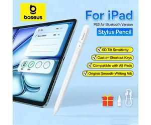 Baseus PS3 Air Penna Stilo Bluetooth per iPad, Ricarica Universale via Cavo per Tutti i Tablet iPad Air Pro Mini, Penna Touch per Scrittura